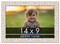 14x9 Refined White Picture Frame - UV Acrylic, Foam Board Backing, Hanging Hardware